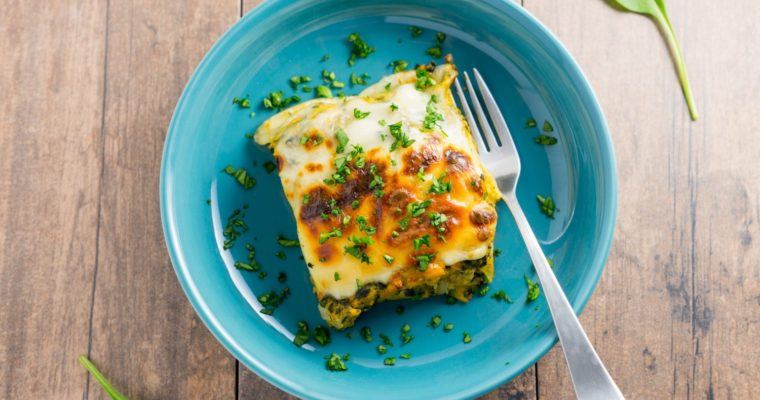 BUTTERNUT SQUASH & SPINACH LASAGNA