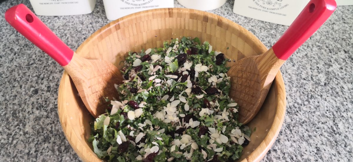Kale Quinoa & Cranberry Salad