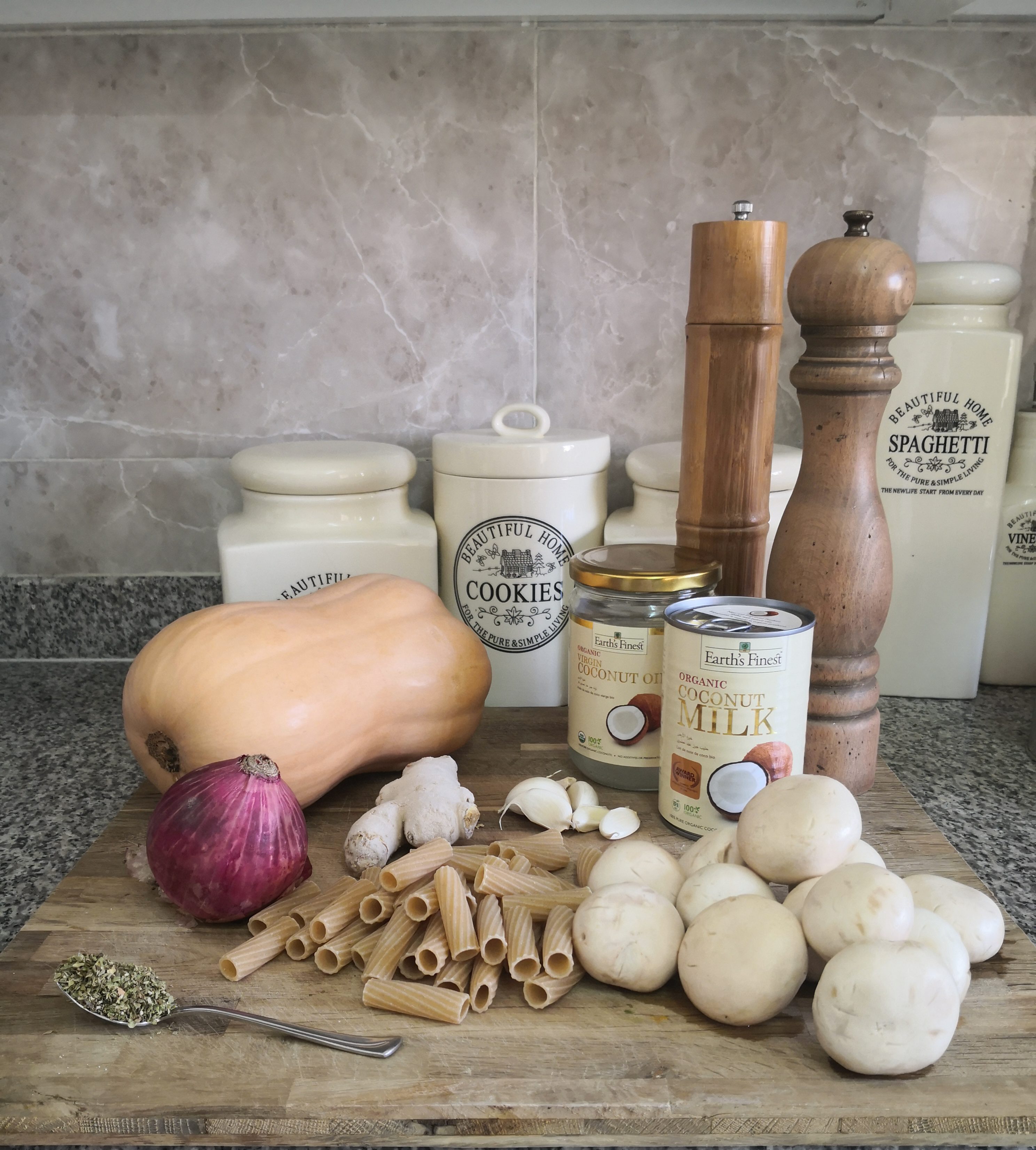 BUTTERNUT SQUASH & MUSHROOM STROGONOFF